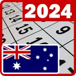 Australia calendar 2024 icon