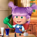 Masha and the Bear: Salon Game icon
