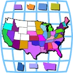 USA Map Puzzle icon