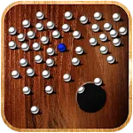 Moving Balls into hole icon