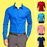 Men formal shirt photo editor icon