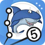 Ocean Dot-to-Dot Coloring icon