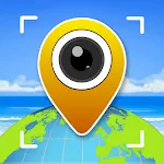 GPS Camera Photo TimeStamp Map icon