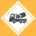 Construction concrete calculat icon