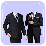 Business Man Black Photo Suit icon