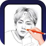 ar drawing bts blackpink icon