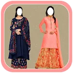 Women Palazzo Dress Photo Suit icon