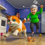 Bad Cat Grandma Simulator Game icon