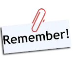 Memo to remember icon