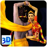 3D Radha Krishna Wallpaper icon