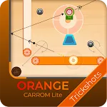 Trickshot: Orange Carrom Lite icon