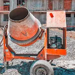 Concrete mixer simulator icon
