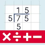Division calculator icon