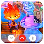 Elemental fake call icon