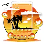 Beautiful Sunset Launcher icon