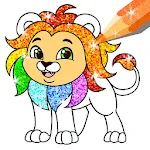 Glitter Coloring and Drawing icon