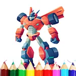 Robot Coloring Book icon