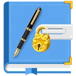 Diary with lock icon