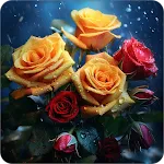 Rose flower wallpapers offline icon