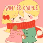 Winter Couple Theme +HOME icon