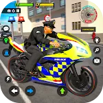 Police Bike Stunt Race Game icon