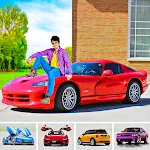 Car photo editor: photo frames icon