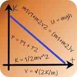Physics problem solver: mechan icon