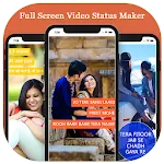 Full Screen Video Status Maker icon