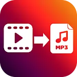 Video to audio, mp3 converter icon