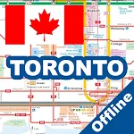 Toronto Bus Subway Map Travel icon