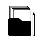 Nestable folder notepad icon