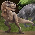 Dinosaur Jurassic hunter icon