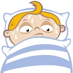 Sick child log icon
