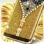 Gold lock screen icon