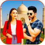 Taj mahal photo blender /mixer icon