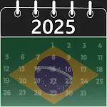 brazil calendar 2025 icon