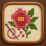 Color by Letter: Sewing game icon