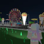 Escape scary ice cream city icon