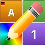 Buchstaben Zahlen Farben icon