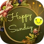 Happy Sunday GIF Greeting. icon