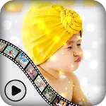 Baby video maker with music icon