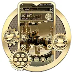 Golden Machine Gear Theme icon