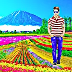 Flower hill photo editor frame icon