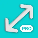 simple photo Measure Dimension icon