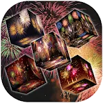 3D Firework Cube Wallpaper icon