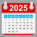 Calendar 2025 - Holidays icon