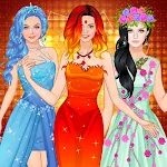 Element Princess dress up game icon