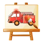 Kids Paintings Coloring - Cars icon