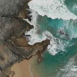 Aerial Real Beach Wallpaper icon