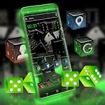 3D Dice Neon Launcher Theme icon